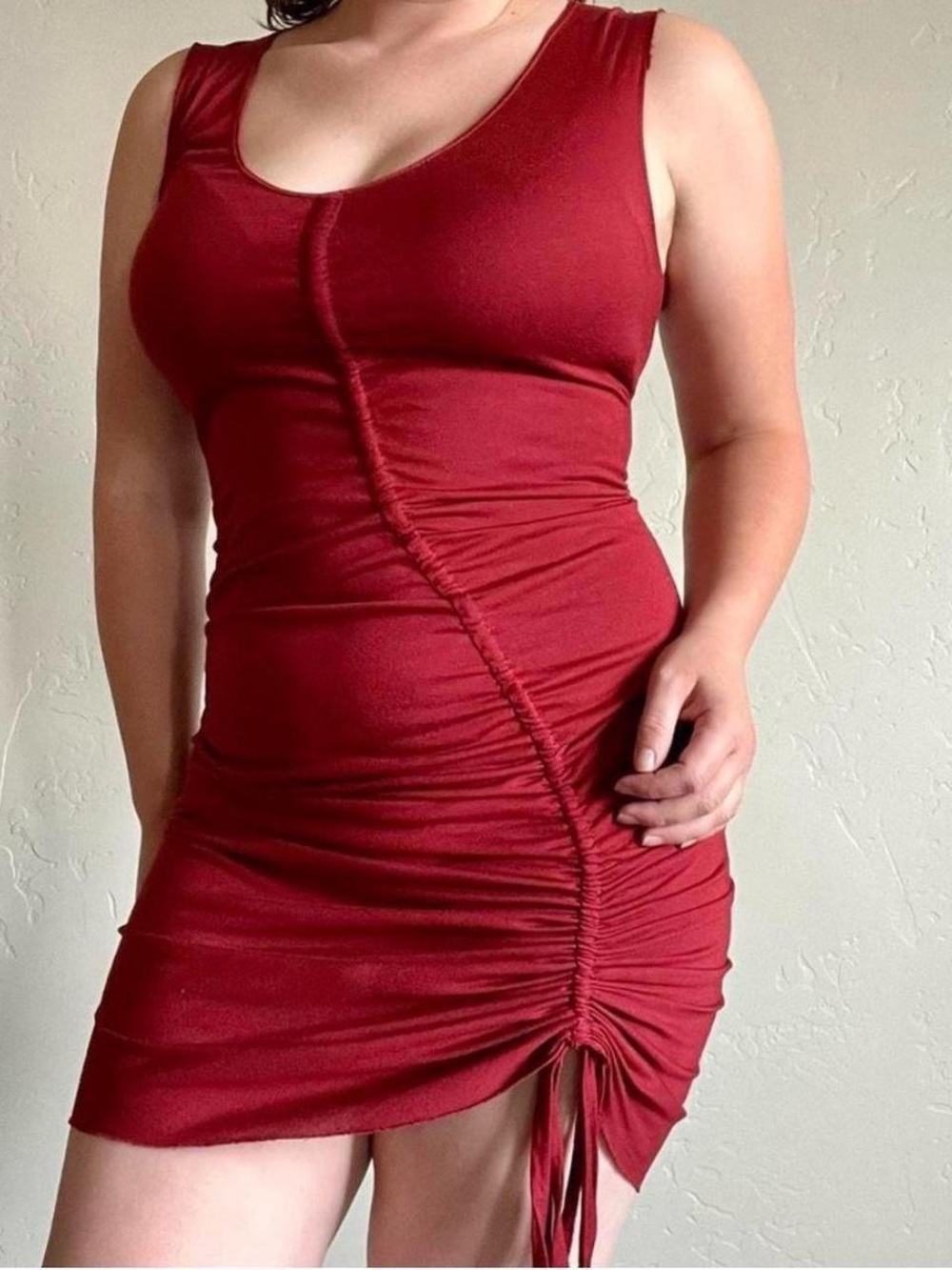 Great little stretchy red dress